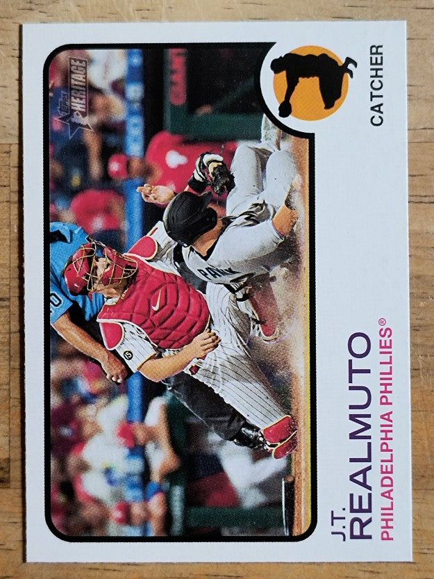 2022 Topps Heritage #124 J.T. Realmuto
