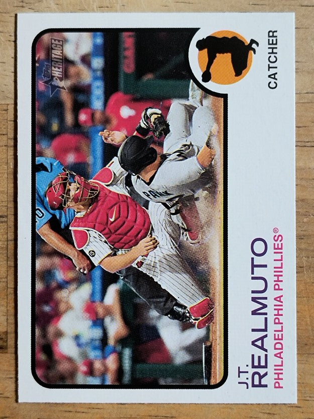 2022 Topps Heritage #124 J.T. Realmuto