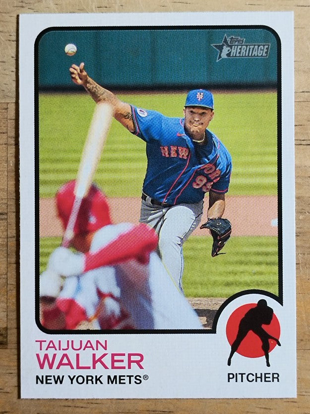 2022 Topps Heritage #126 Taijuan Walker