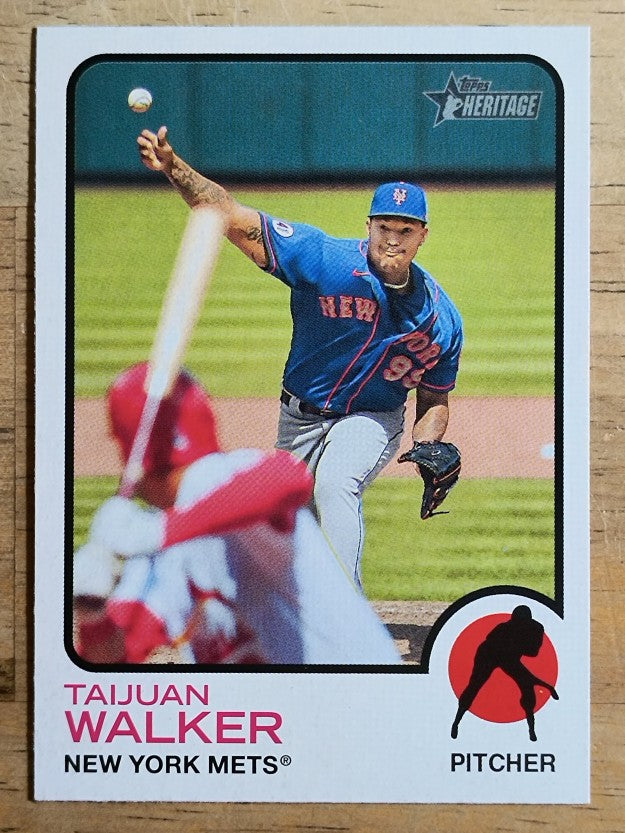 2022 Topps Heritage #126 Taijuan Walker