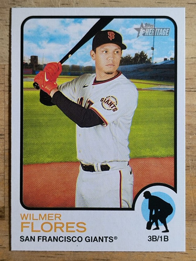 2022 Topps Heritage #129 Wilmer Flores