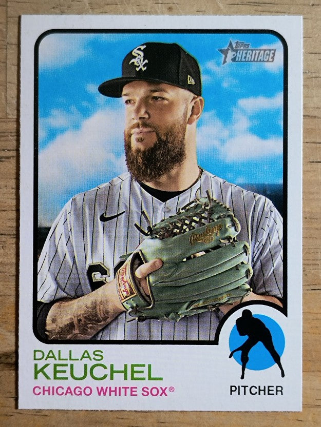 2022 Topps Heritage #133 Dallas Keuchel