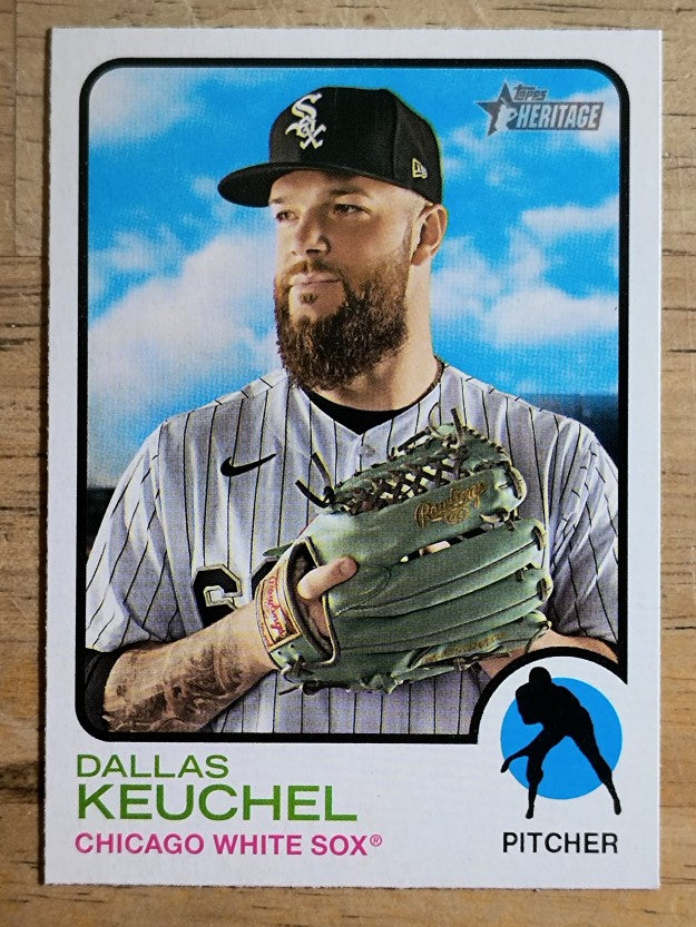 2022 Topps Heritage #133 Dallas Keuchel