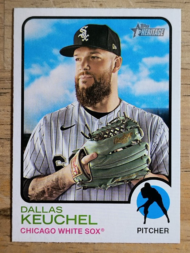 2022 Topps Heritage #133 Dallas Keuchel