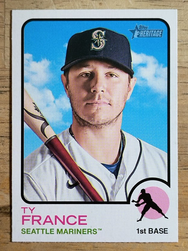 2022 Topps Heritage #136 Ty France
