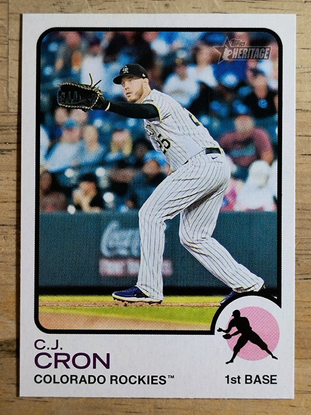 2022 Topps Heritage #138 C.J. Cron