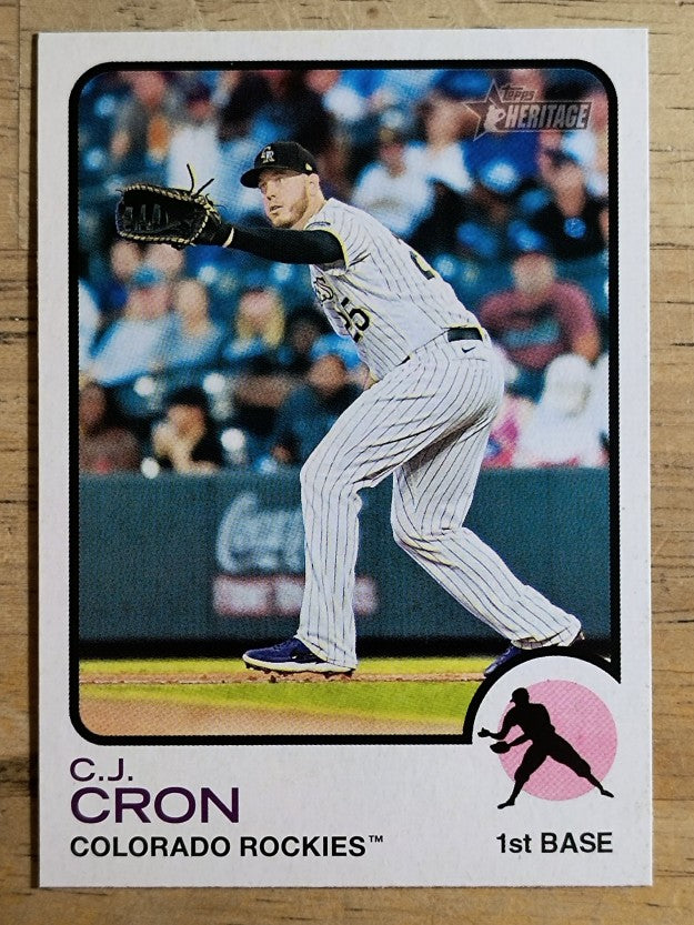 2022 Topps Heritage #138 C.J. Cron