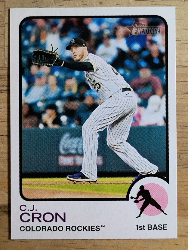 2022 Topps Heritage #138 C.J. Cron