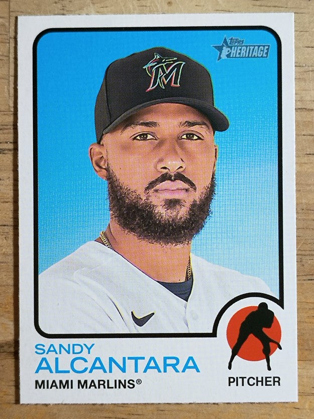 2022 Topps Heritage #147 Sandy Alcantara