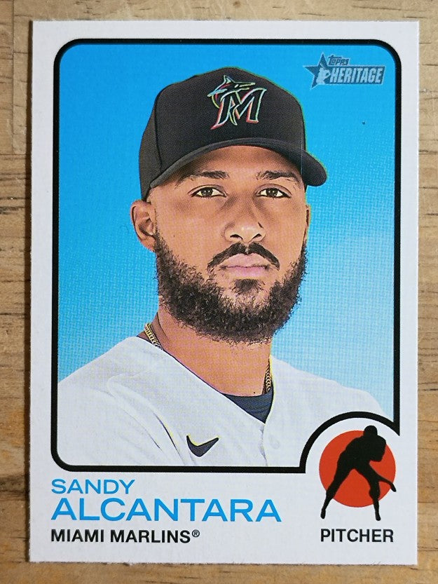 2022 Topps Heritage #147 Sandy Alcantara