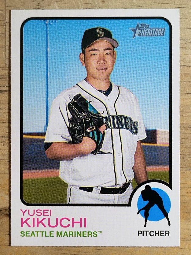 2022 Topps Heritage #152 Yusei Kikuchi