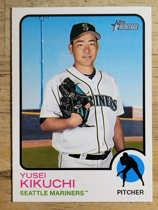 2022 Topps Heritage #152 Yusei Kikuchi