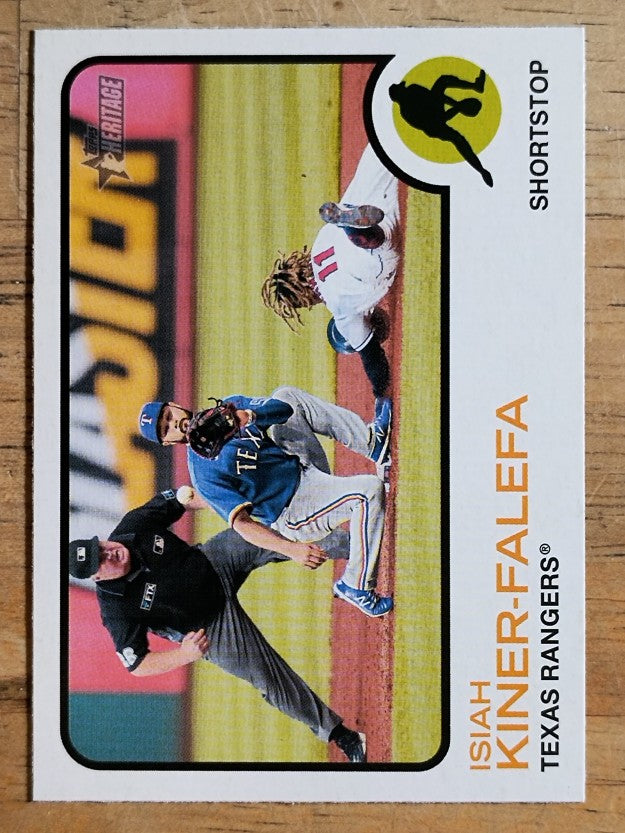 2022 Topps Heritage #153 Isiah Kiner-Falefa