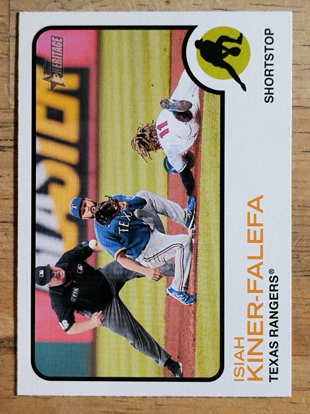 2022 Topps Heritage #153 Isiah Kiner-Falefa
