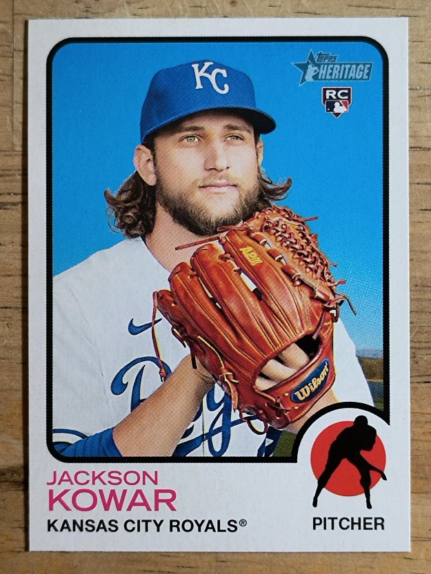 2022 Topps Heritage #155 Jackson Kowar RC