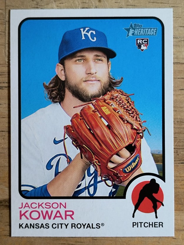 2022 Topps Heritage #155 Jackson Kowar RC