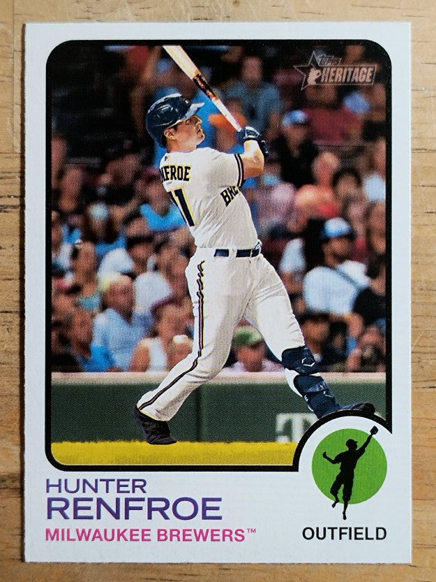 2022 Topps Heritage #156 Hunter Renfroe