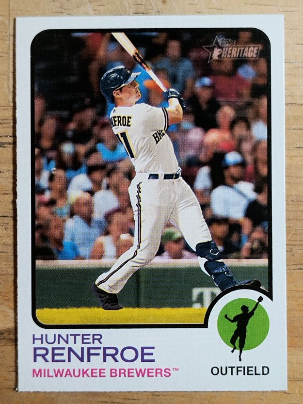 2022 Topps Heritage #156 Hunter Renfroe