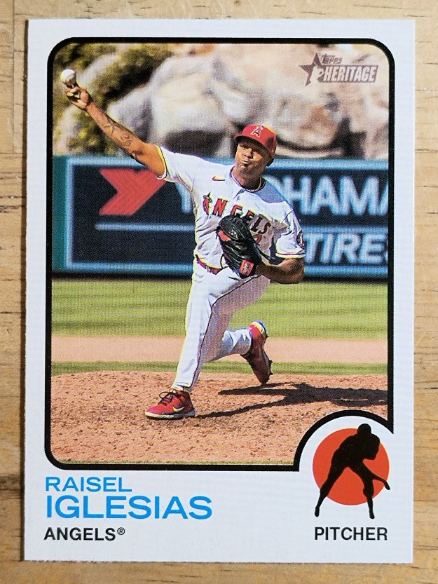 2022 Topps Heritage #158 Raisel Iglesias