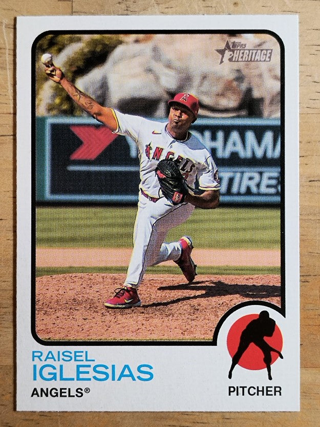 2022 Topps Heritage #158 Raisel Iglesias