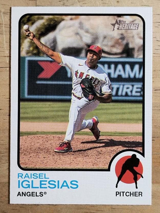 2022 Topps Heritage #158 Raisel Iglesias