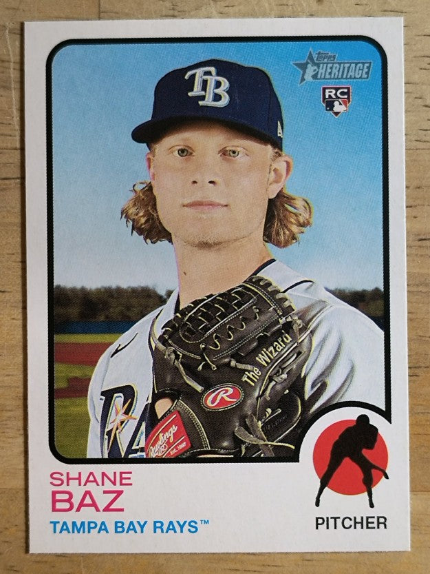 2022 Topps Heritage #161 Shane Baz RC