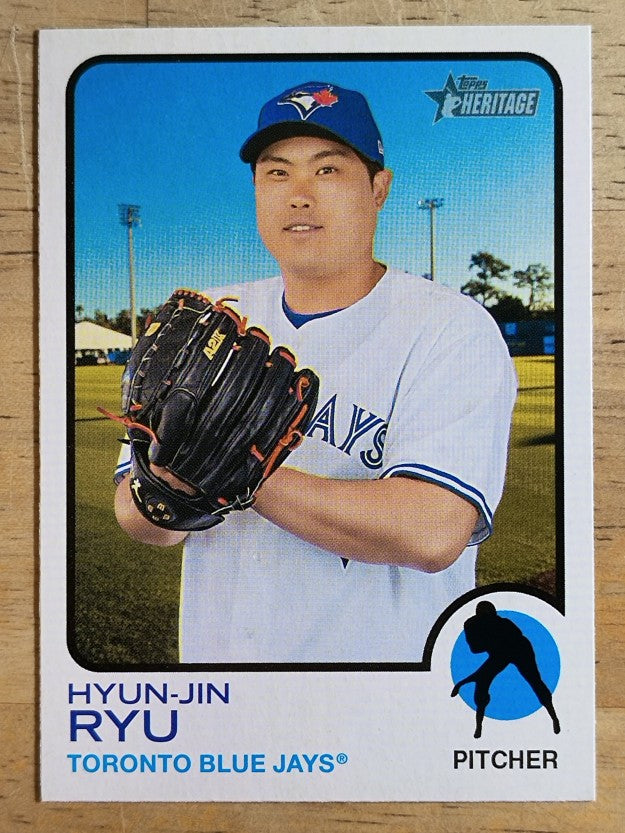 2022 Topps Heritage #168 Hyun-Jin Ryu