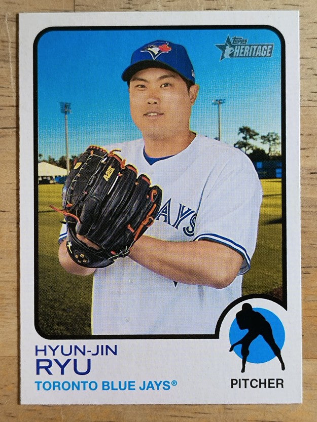2022 Topps Heritage #168 Hyun-Jin Ryu