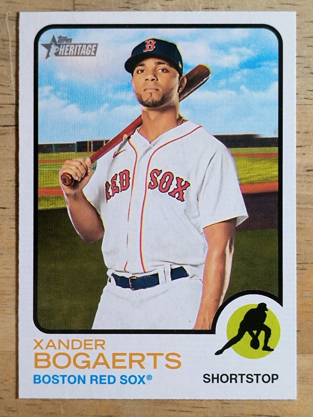 2022 Topps Heritage #173 Xander Bogaerts