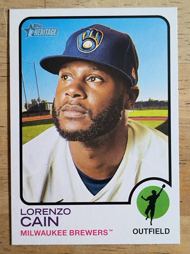 2022 Topps Heritage #174 Lorenzo Cain