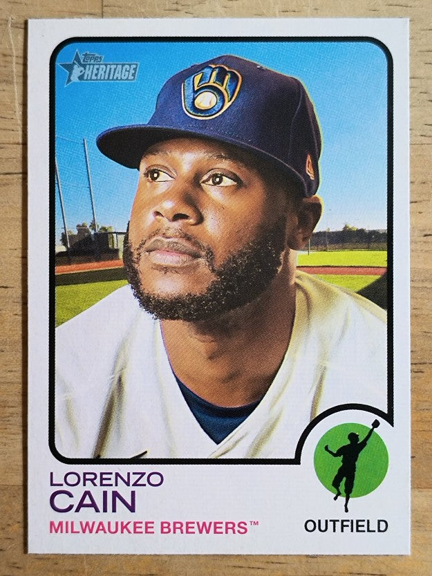 2022 Topps Heritage #174 Lorenzo Cain