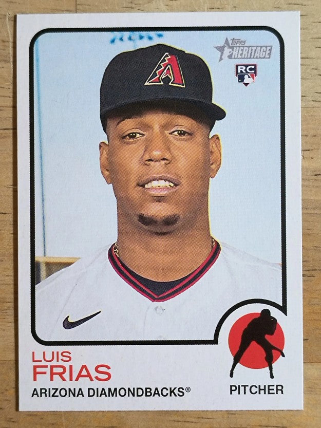 2022 Topps Heritage #175 Luis Frias RC