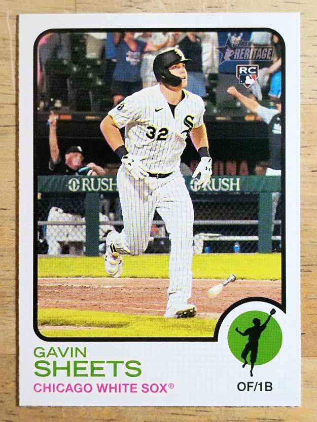 2022 Topps Heritage #181 Gavin Sheets RC