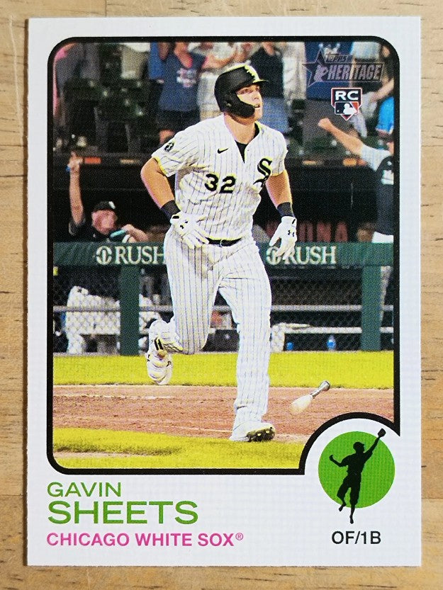 2022 Topps Heritage #181 Gavin Sheets RC