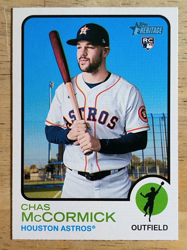 2022 Topps Heritage #182 Chas McCormick RC