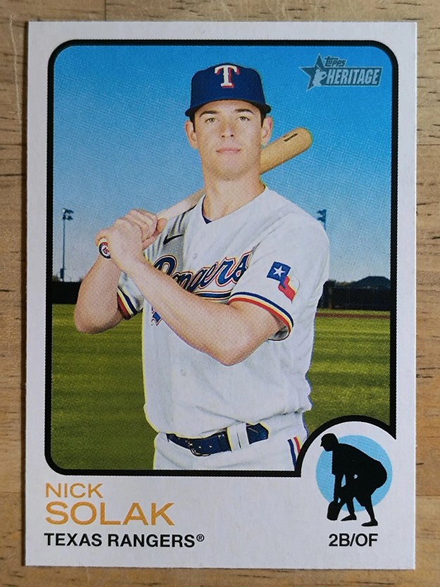 2022 Topps Heritage #183 Nick Solak