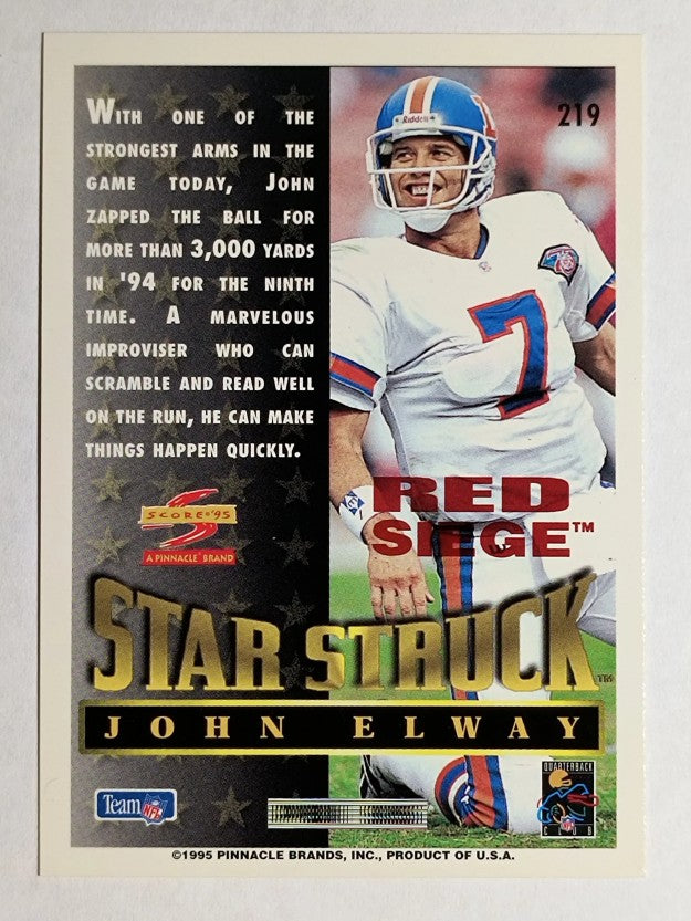 1995 Score Red Siege #219 John Elway SS