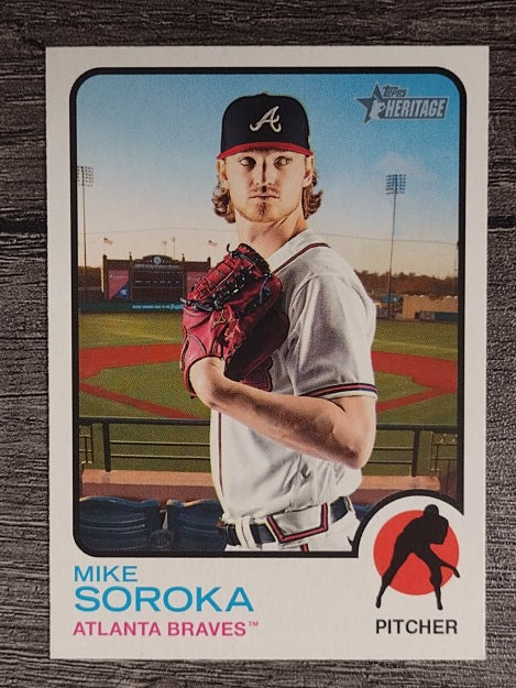 2022 Topps Heritage #194 Mike Soroka