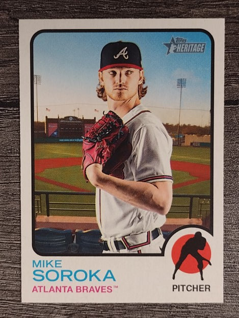 2022 Topps Heritage #194 Mike Soroka