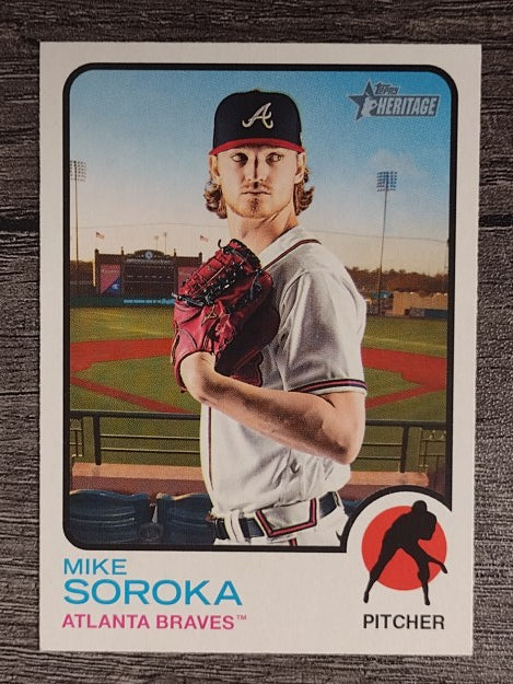 2022 Topps Heritage #194 Mike Soroka
