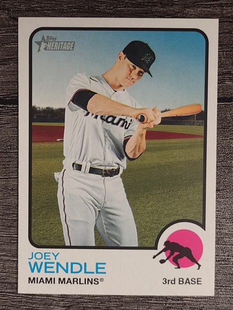 2022 Topps Heritage #198 Joey Wendle