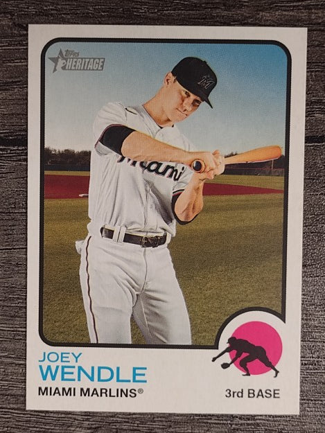 2022 Topps Heritage #198 Joey Wendle