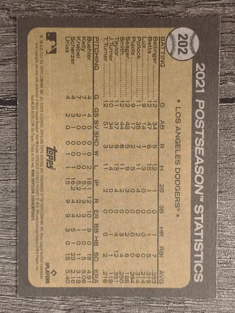 2022 Topps Heritage #202 Cody Bellinger