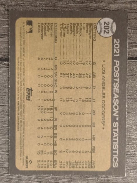 2022 Topps Heritage #202 Cody Bellinger