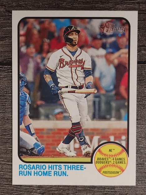 2022 Topps Heritage #203 Eddie Rosario