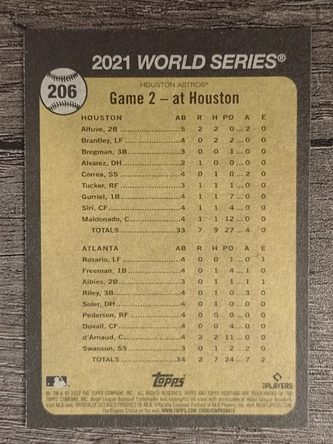 2022 Topps Heritage #206 Jose Altuve