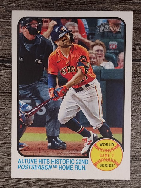 2022 Topps Heritage #206 Jose Altuve