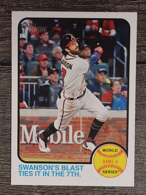 2022 Topps Heritage #207 Dansby Swanson