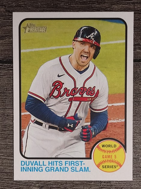 2022 Topps Heritage #208 Adam Duvall