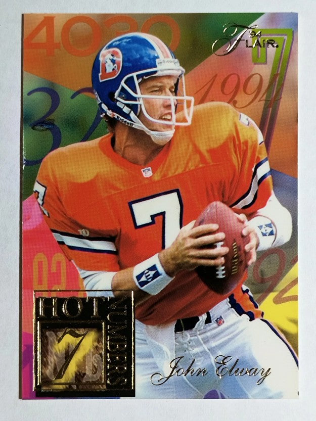 1994 Ultra Flair Hot Numbers #4 John Elway